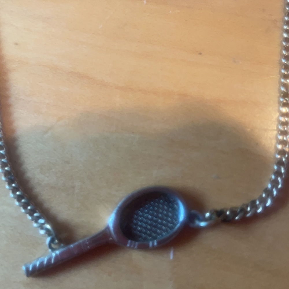 SWANK Tennis Racket Tie Clasp - Picture 3 of 4